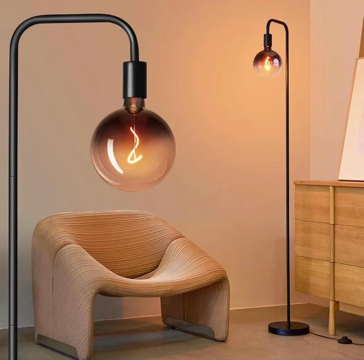 Brand new Black Floor Lamp with Oversized G150 LED Bulb - photo 3