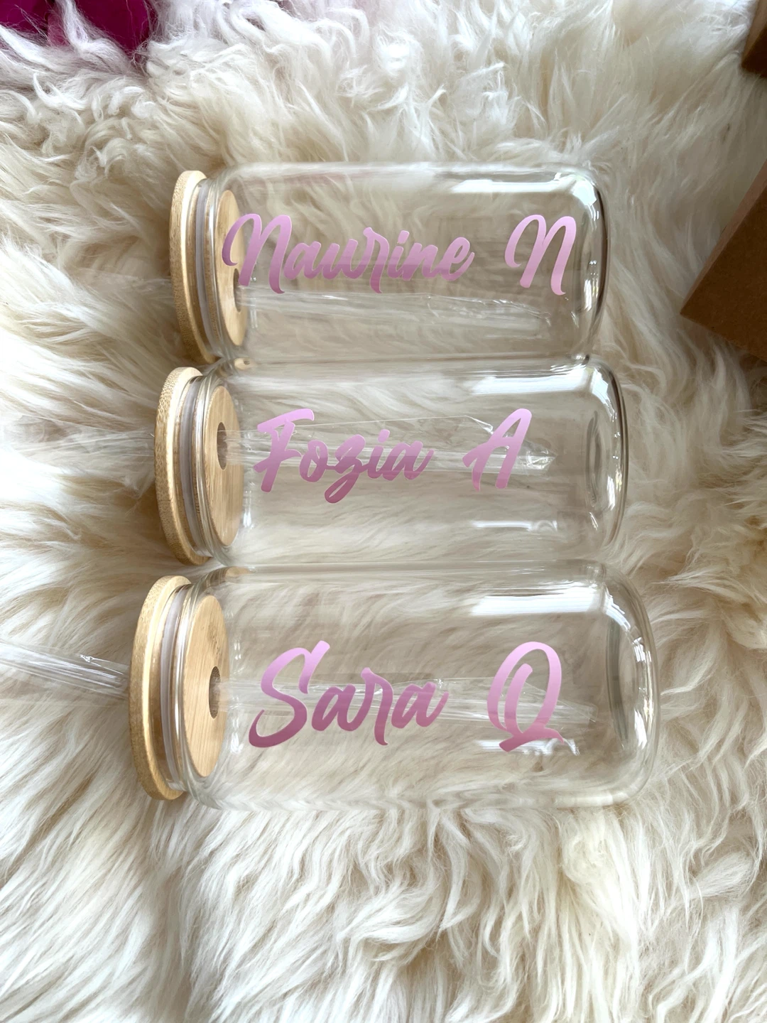 Personalized Glass Tumbler