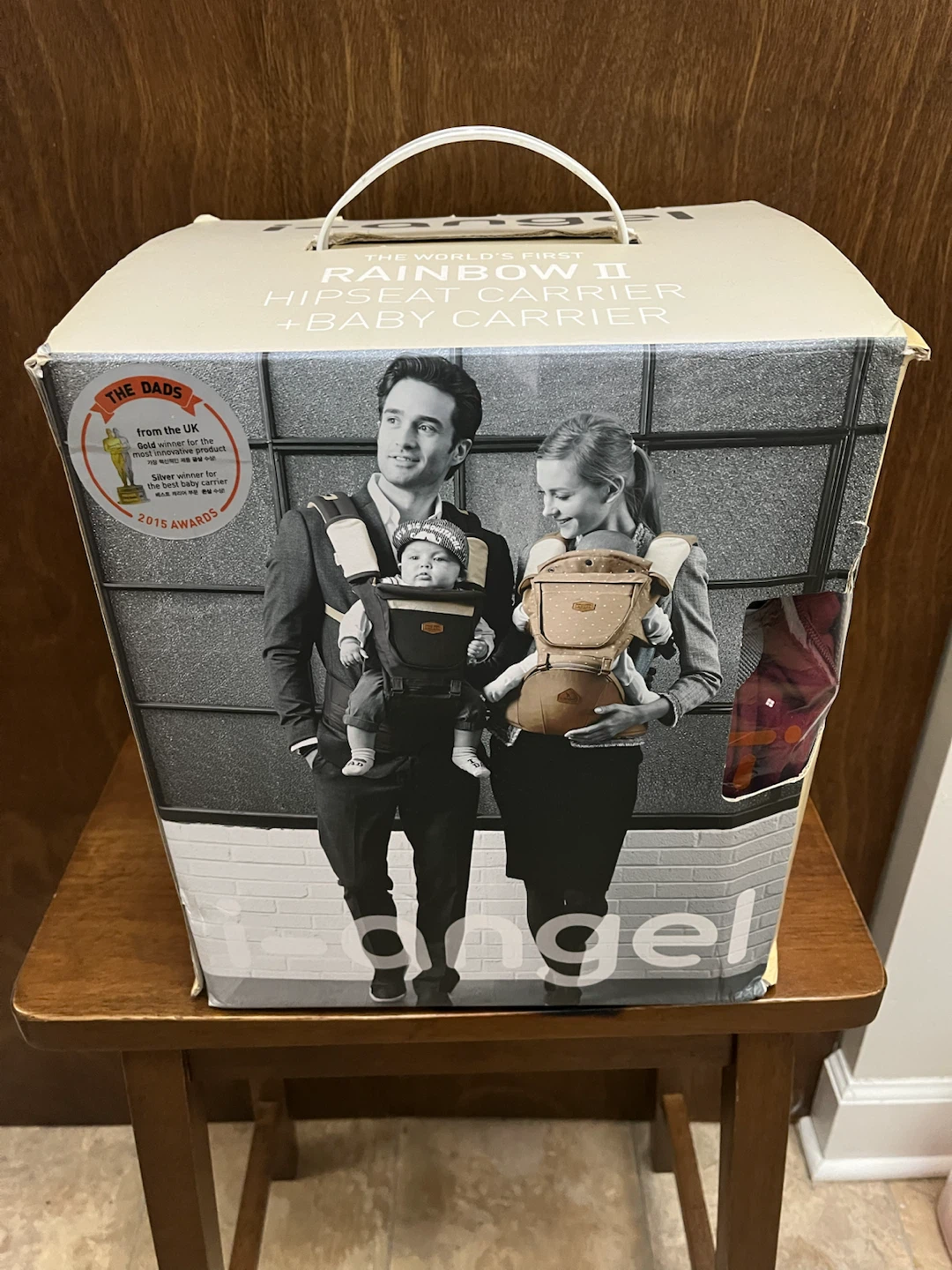 I-Angel Rainbow II Hipseat Carrier + Baby Carrier