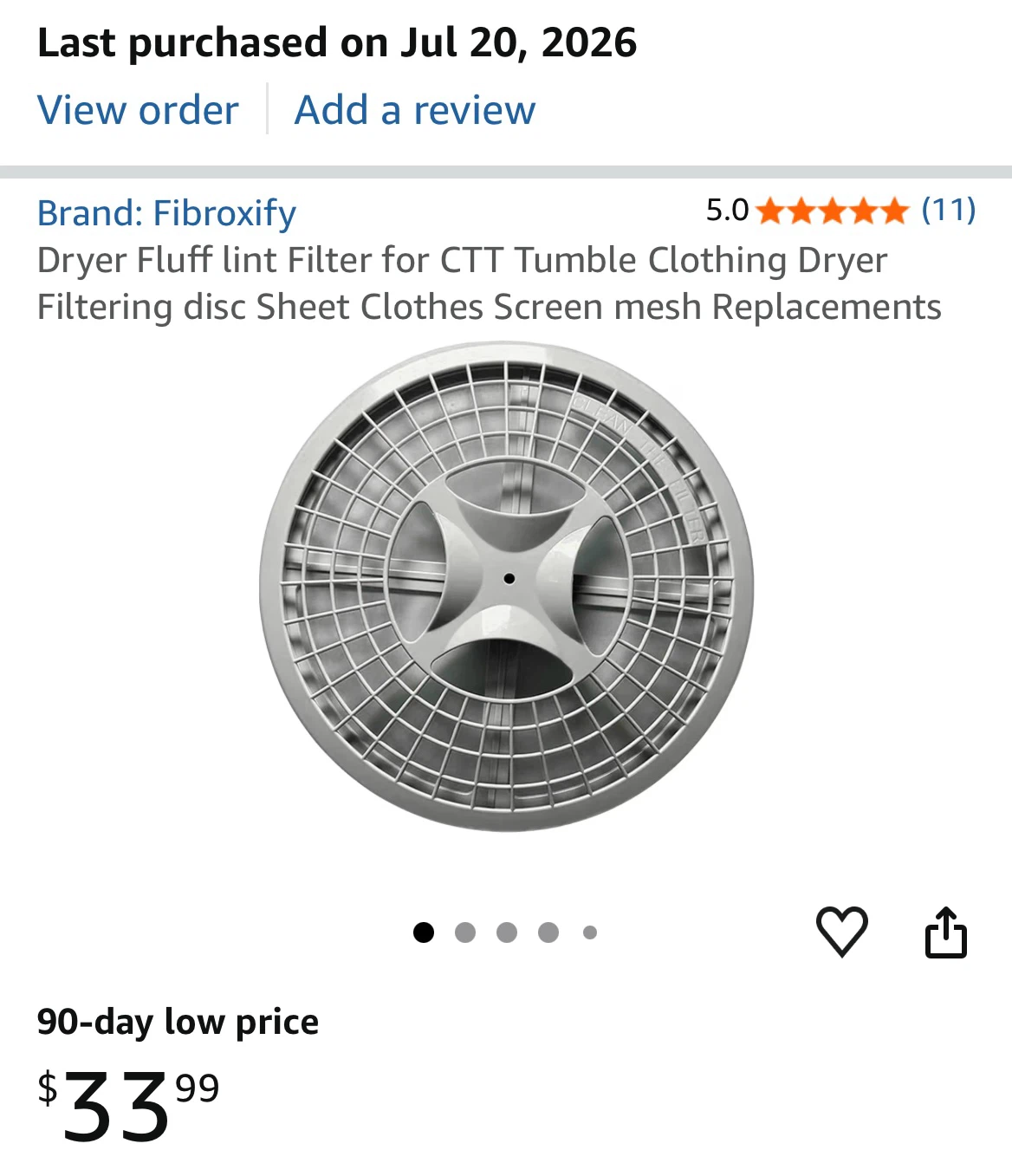 Dryer Lint Filter - photo 2