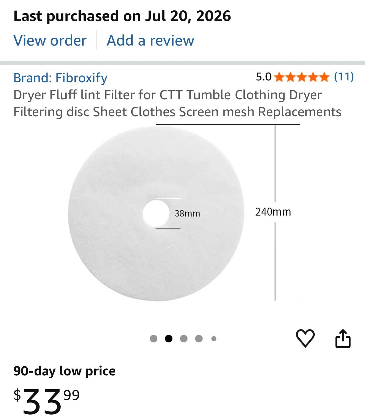 Dryer Lint Filter - photo 3