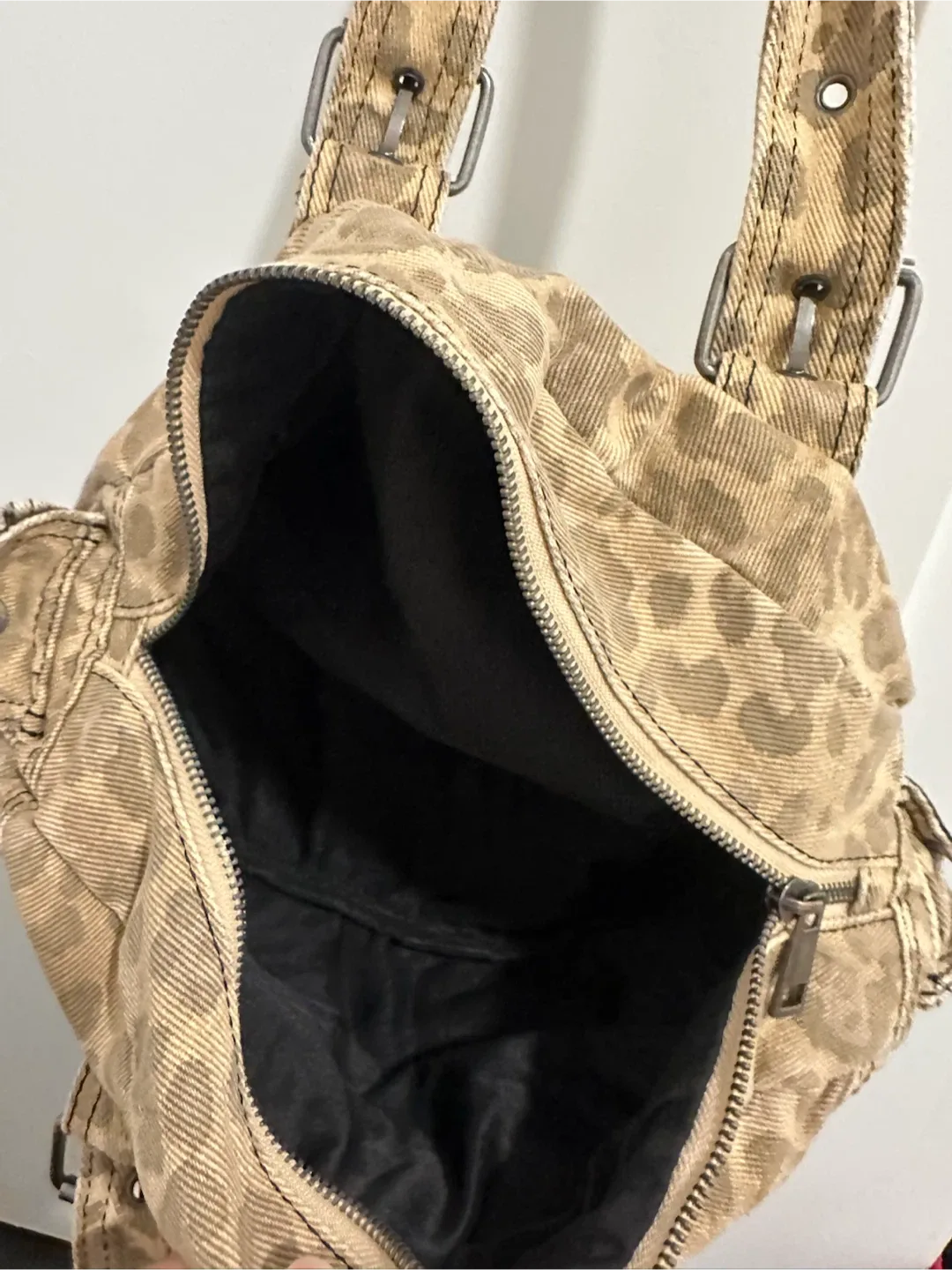 Urban outfitters Tan Leopard Print Shoulder Bag - photo 2