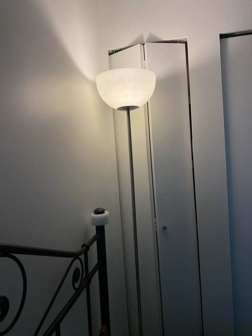 Modern Floor Lamp with Frosted Shade