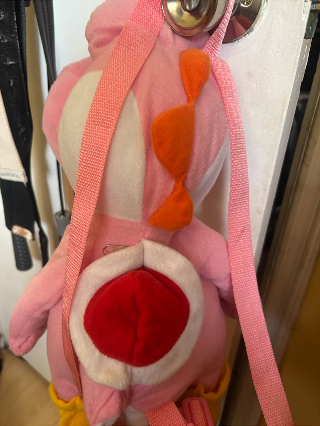 Nintendo pink yoshi plush backpack from 2011 - photo 3