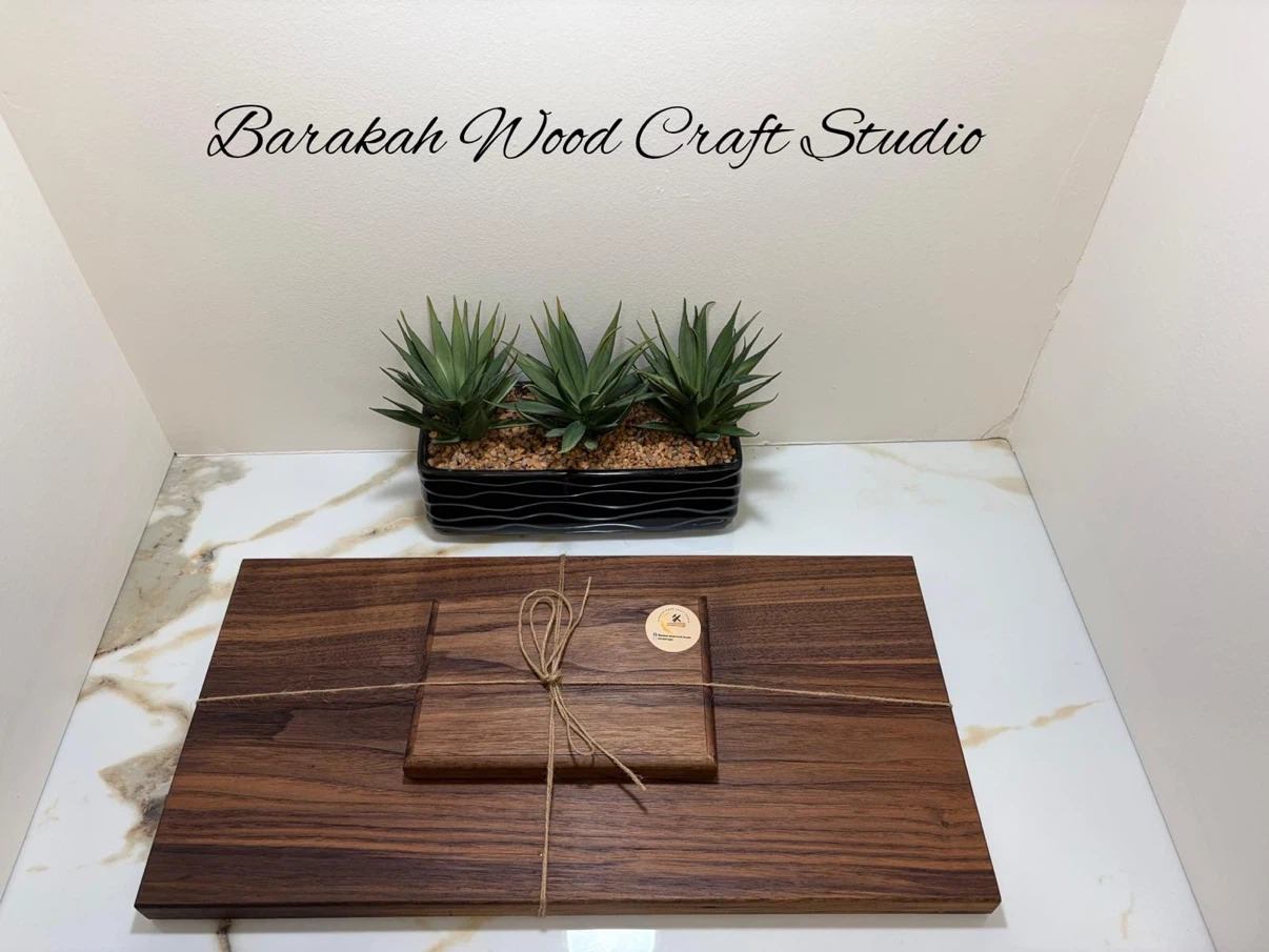 Barakah Wood Craft Studio Cutting Board Set