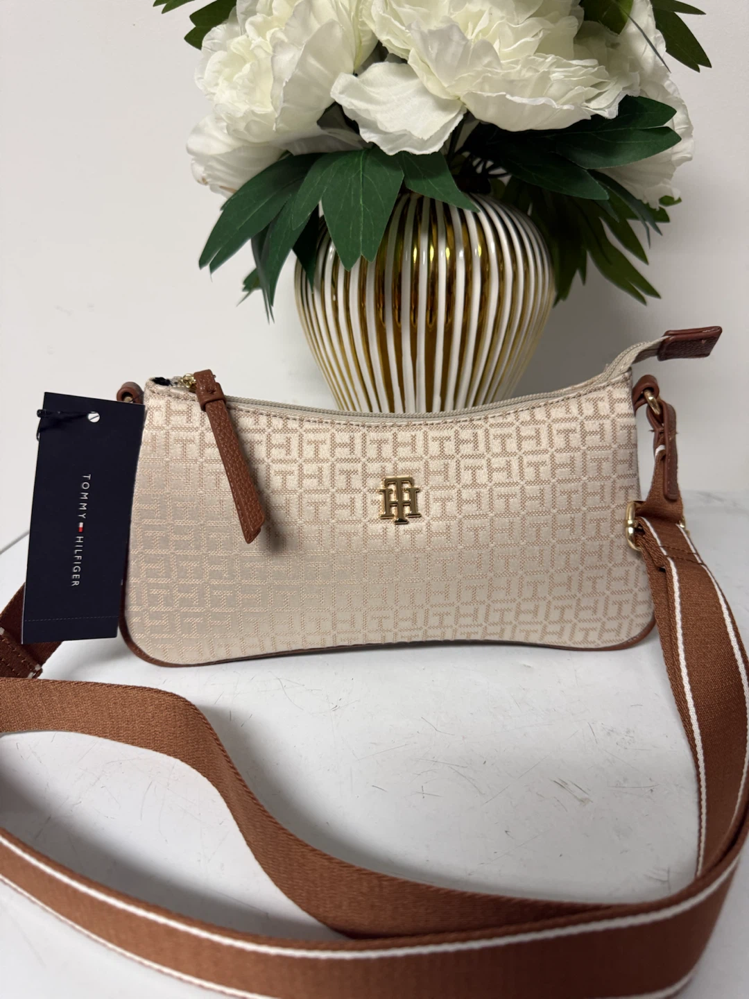 Tommy Hilfiger Monogram Shoulder Bag
