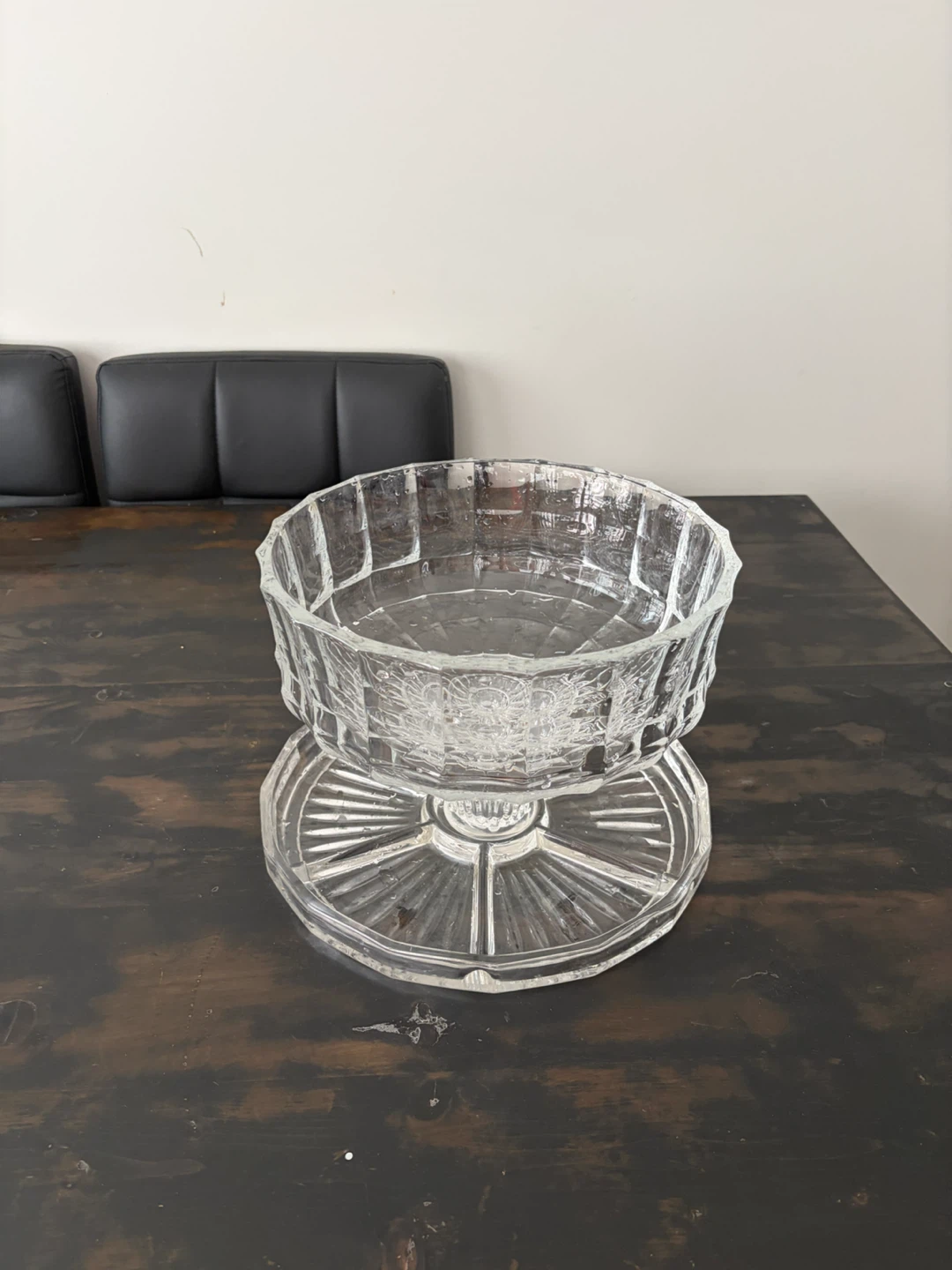 Glass Serving Platter with Dome Lid - photo 3