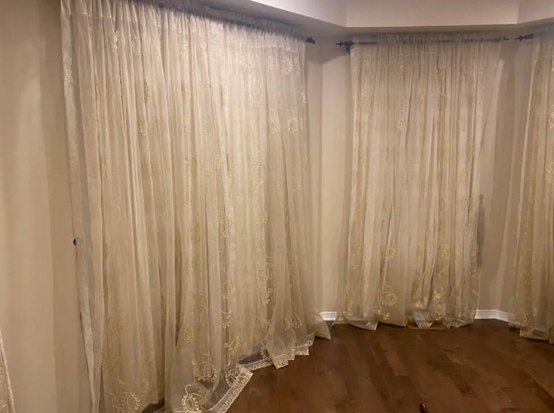 Organza Curtains with Embroidery - Set of 6 - photo 3