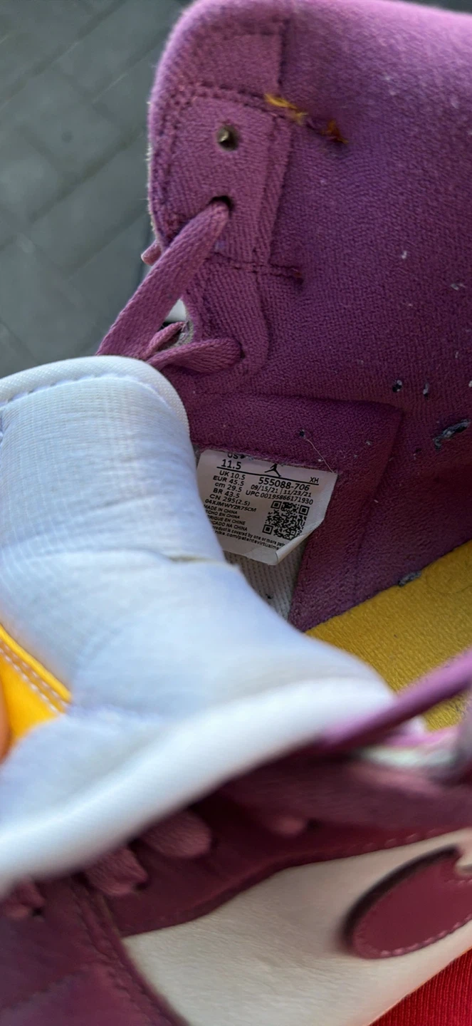 Nike Air Jordan 1 High OG SE brotherhood Shoes - photo 5