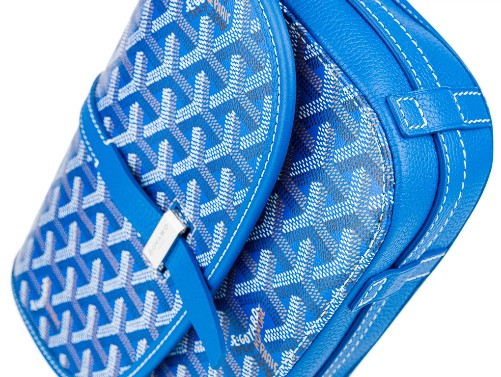 Blue Canvas Shoulder Bag - photo 2