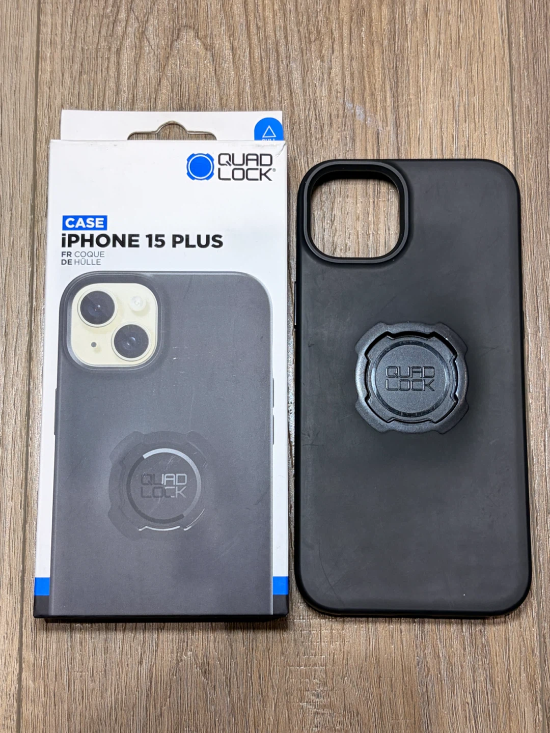 IPHONE 15 PLUS SEULEMENT – Coque Quad Lock officielle avec boîte