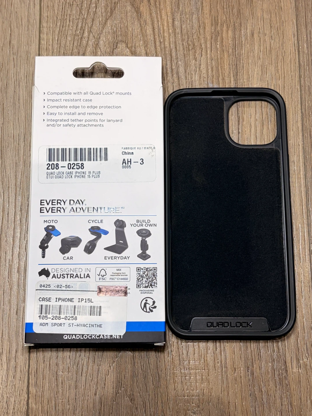 IPHONE 15 PLUS SEULEMENT – Coque Quad Lock officielle avec boîte - photo 2
