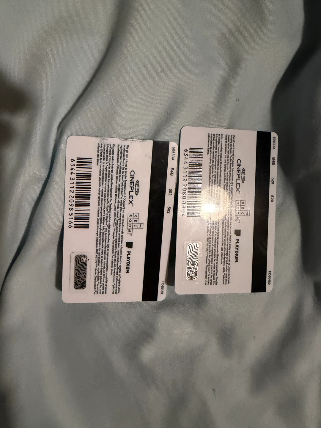 2 x Cineplex Gift Cards ($25 each)