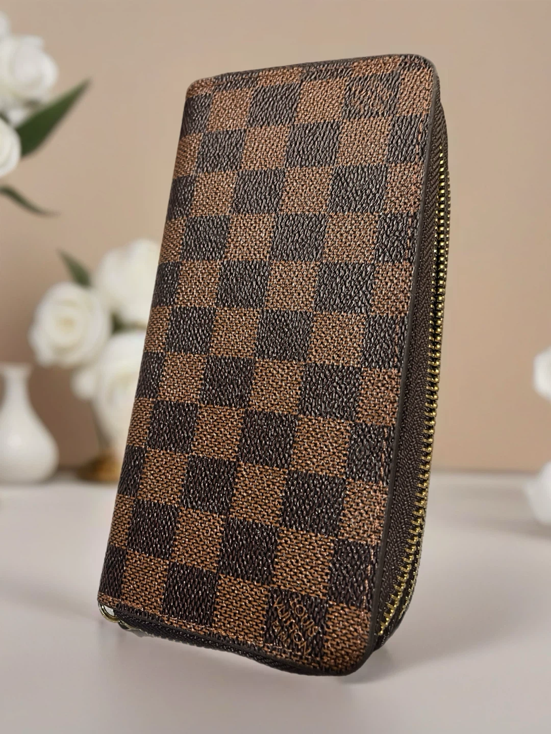 Louis Vuitton Damier Ebene Zippered Wallet