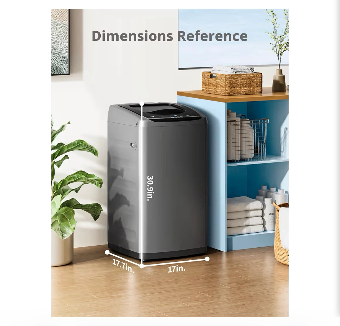 Comfee washing machine 0.9 cubic - photo 3