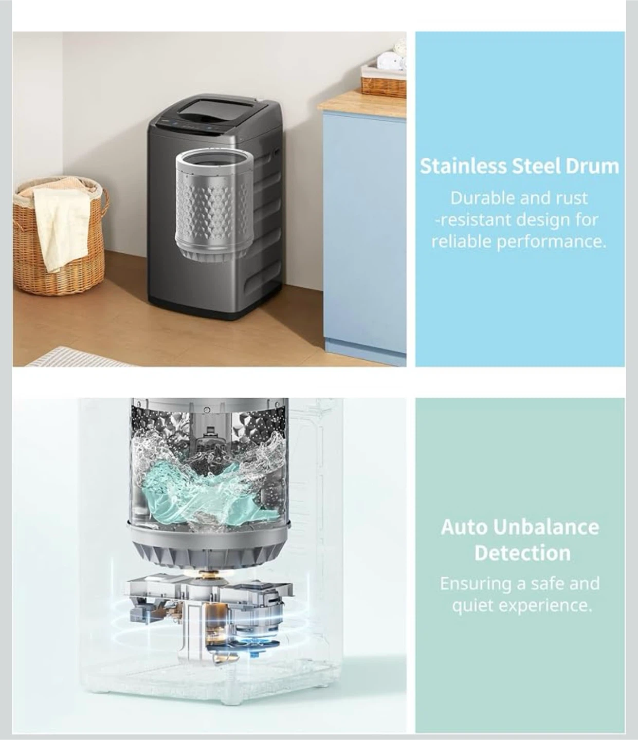 Comfee washing machine 0.9 cubic - photo 4