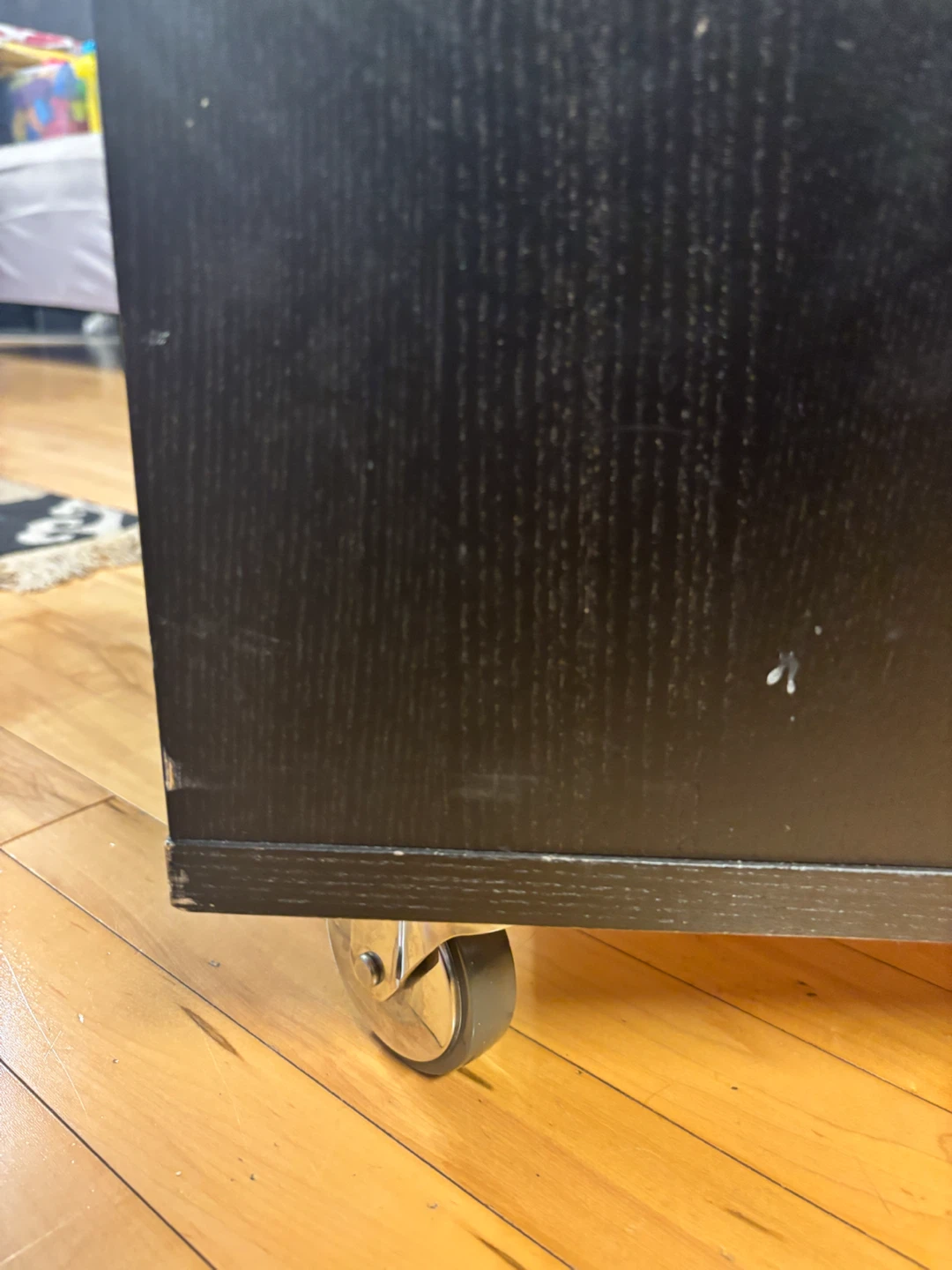 Black Coffee Table with Wheels - photo 3