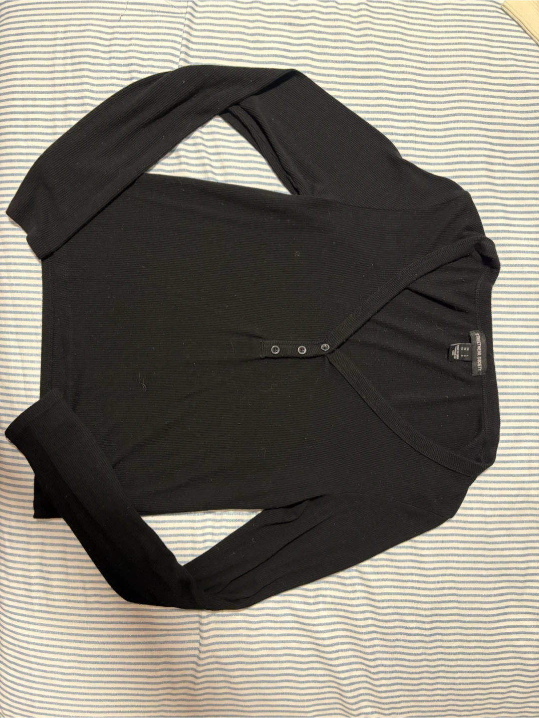 Black Long Sleeve Top