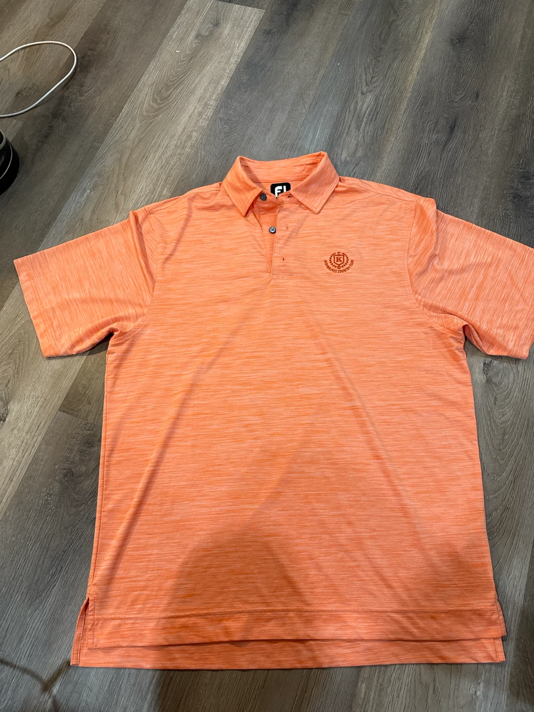 FootJoy FJ Golf Polo Shirt Orange M