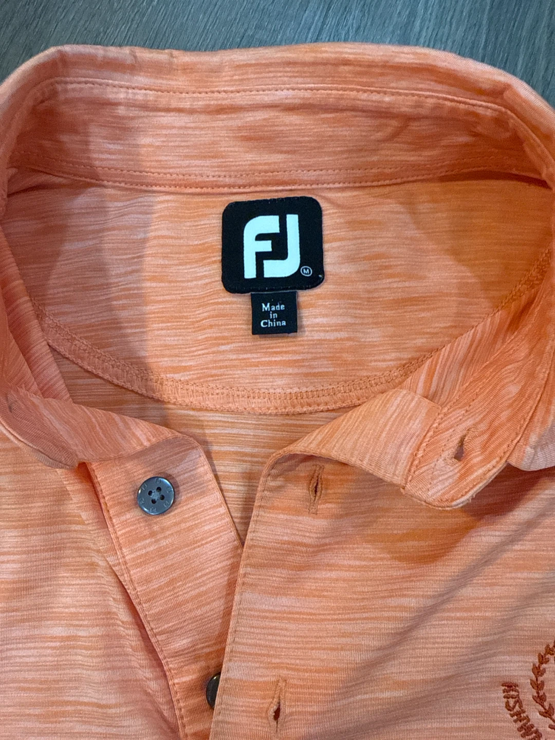 FootJoy FJ Golf Polo Shirt Orange M - photo 2