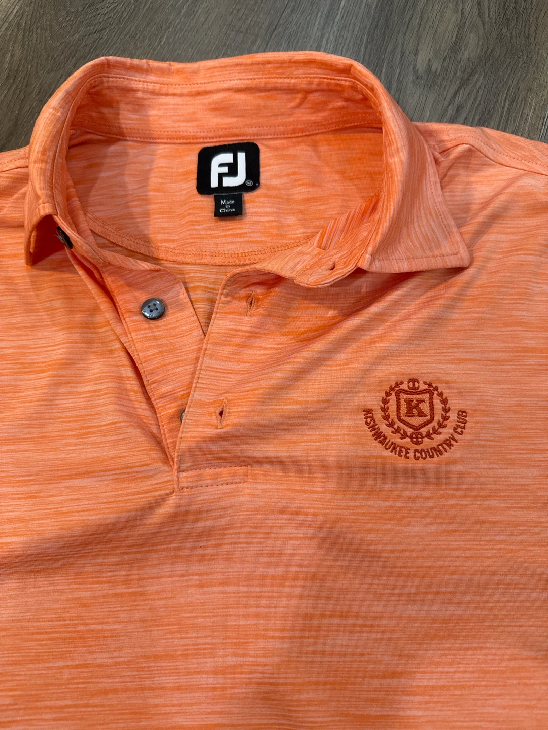 FootJoy FJ Golf Polo Shirt Orange M - photo 3