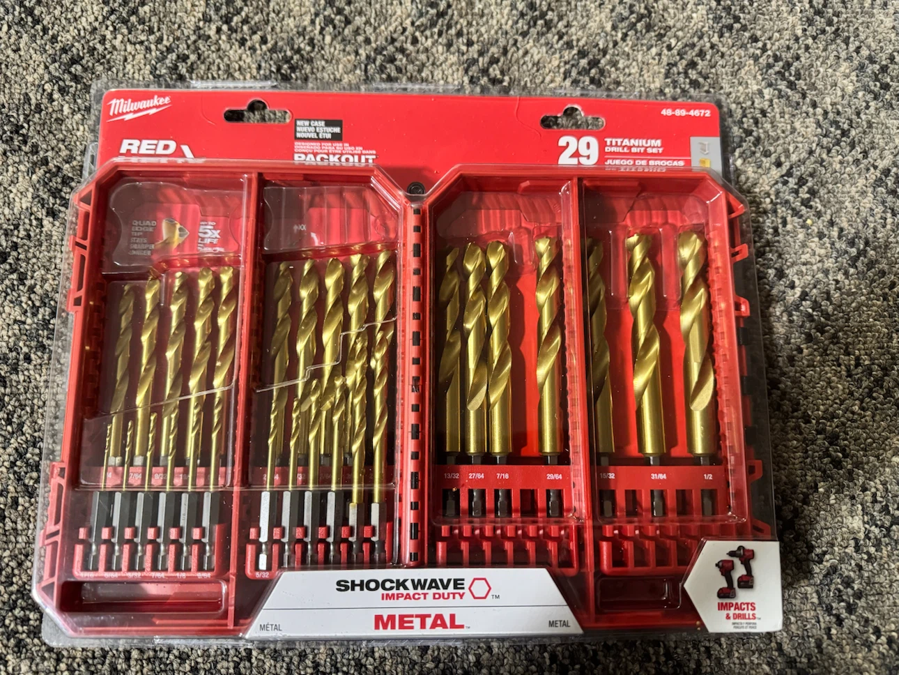 Milwaukee 29-Piece Titanium Drill Bit Set