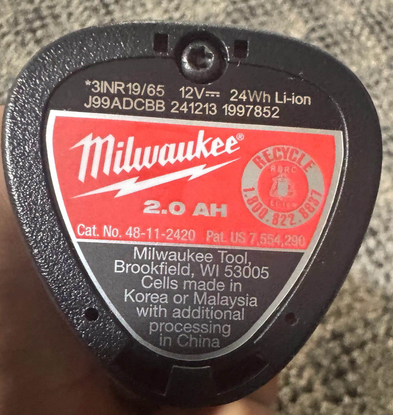 Milwaukee M12 REDLITHIUM 2.0 Ah Battery Pack - photo 2