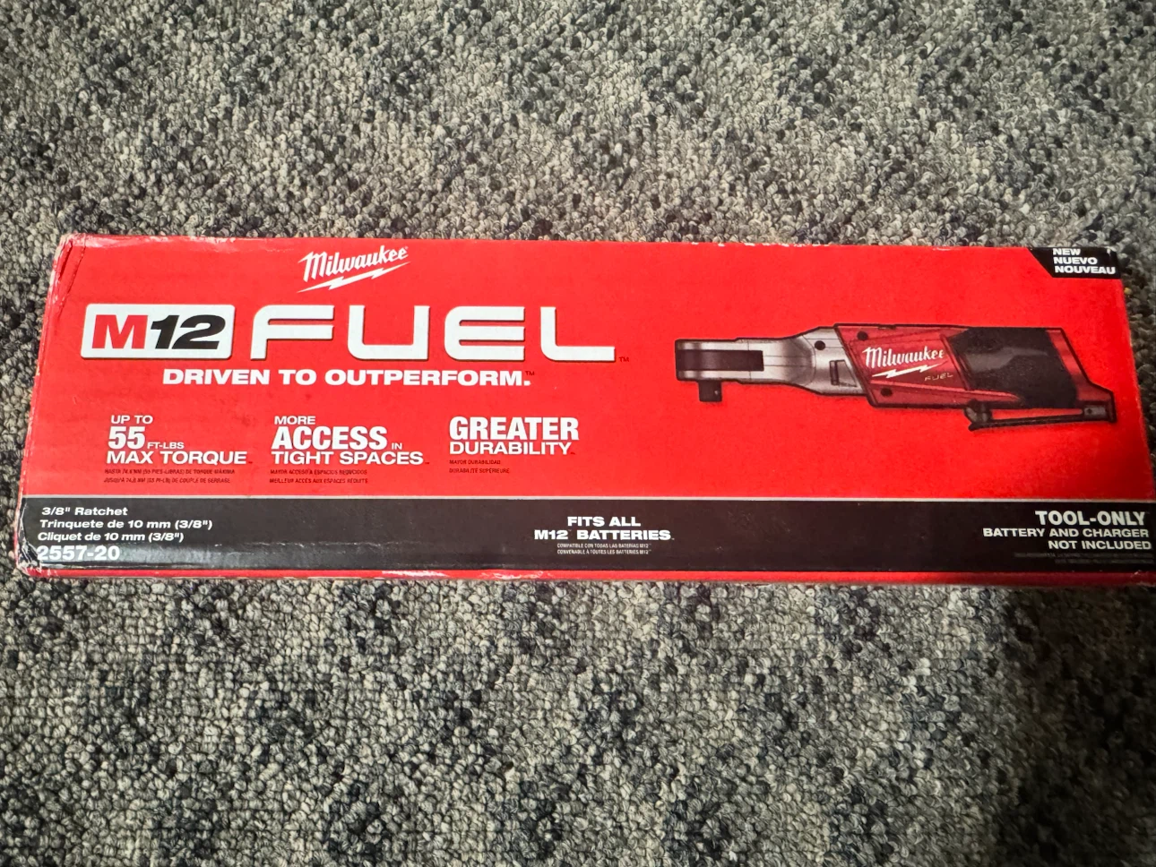 Milwaukee M12 FUEL 3/8-inch Ratchet (Tool Only)