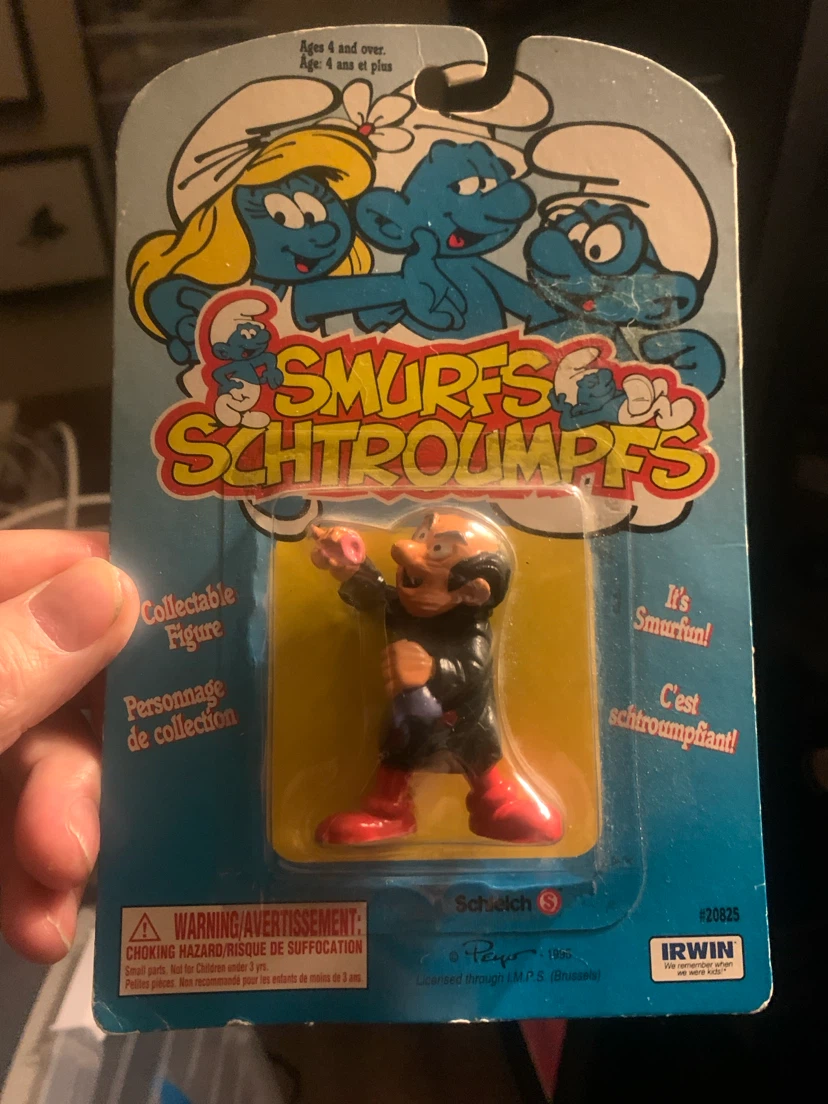 TWO (2) RARE Smurfs Schleich Peyo – , Carded – New/NOS - photo 2