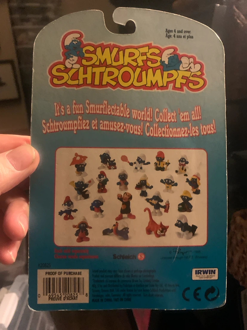 TWO (2) RARE Smurfs Schleich Peyo – , Carded – New/NOS - photo 4