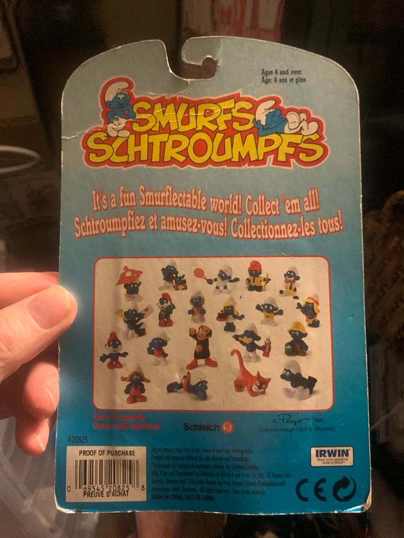 TWO (2) RARE Smurfs Schleich Peyo – , Carded – New/NOS - photo 5