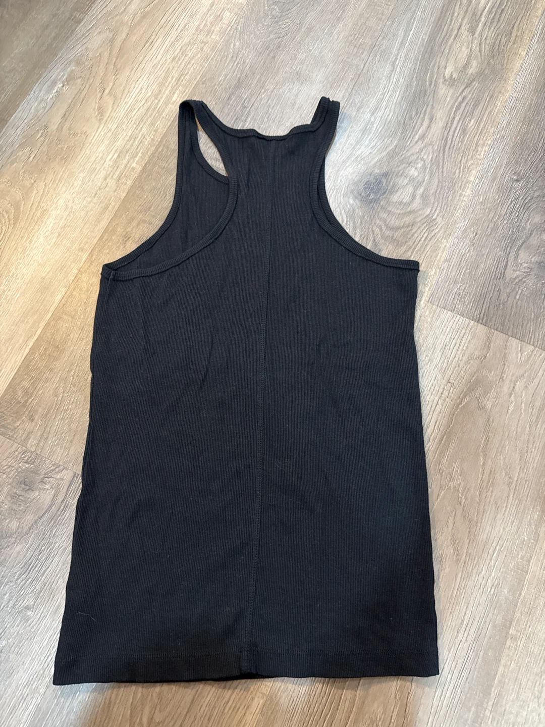 Topshop Black Ribbed Tank Top - photo 3
