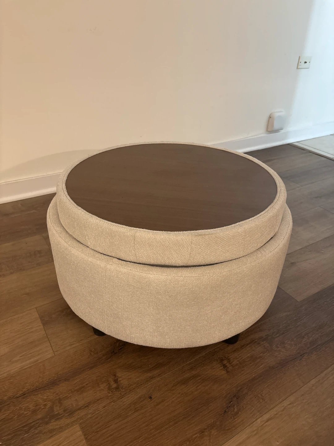Tan Ottoman with storage (Need gone asap!)