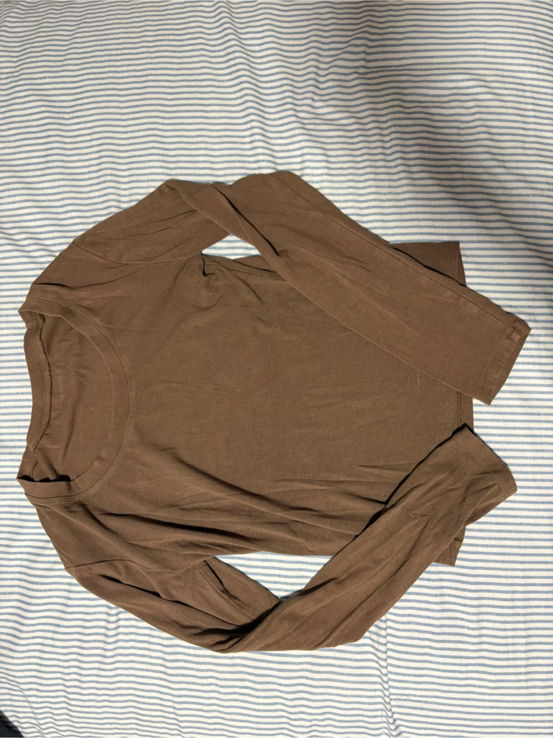 Brown Long Sleeve Top
