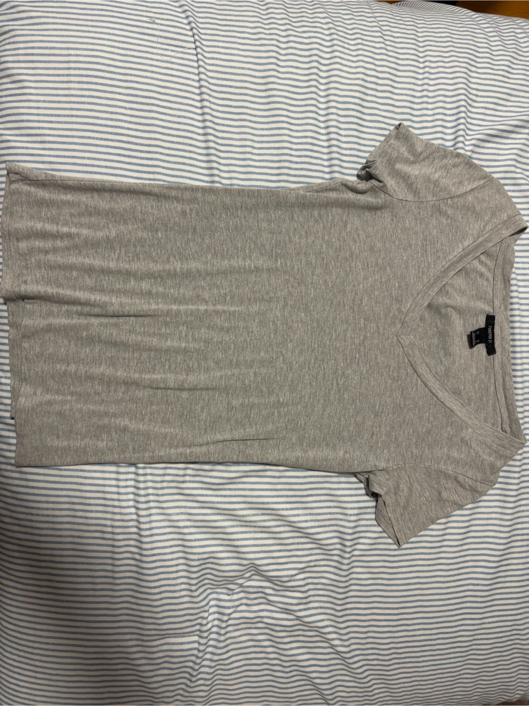Grey V-Neck T-Shirt