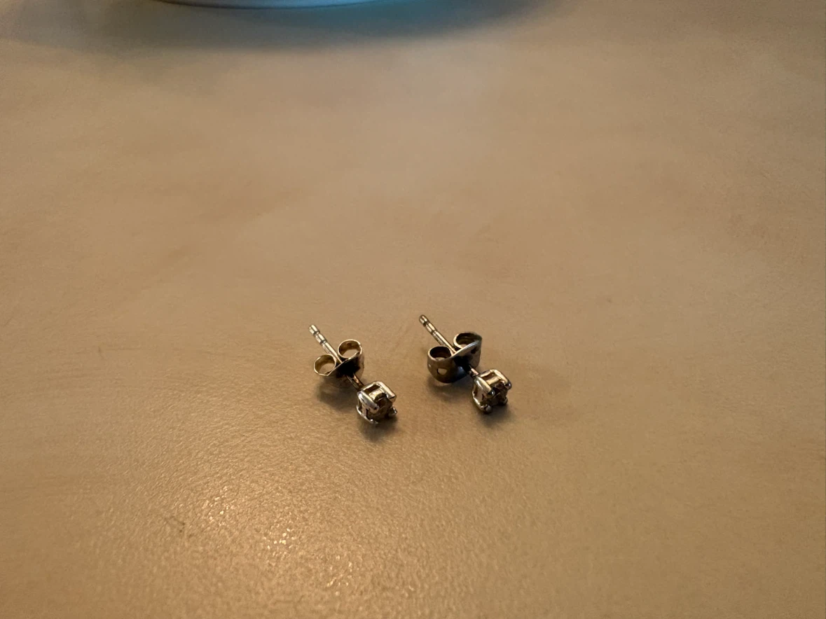 Classic Solitaire Stud Earrings - photo 3