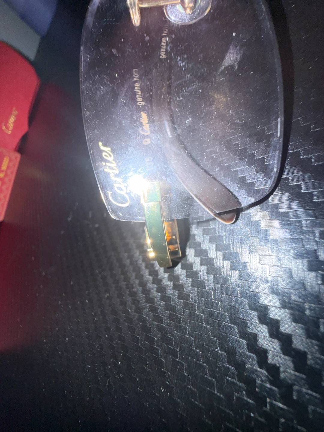 Cartier Genuine Horn Rimless Glasses 135 - photo 2
