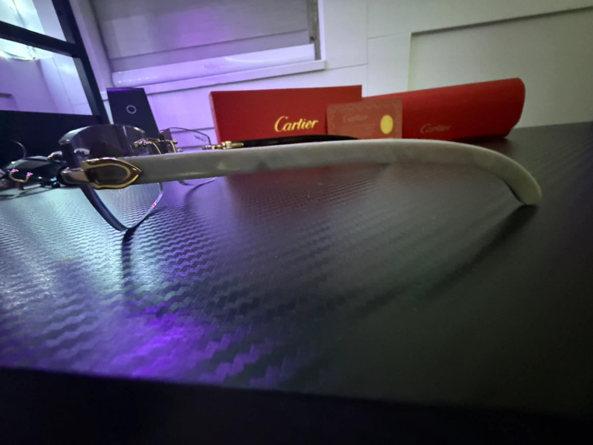 Cartier Genuine Horn Rimless Glasses 135 - photo 4