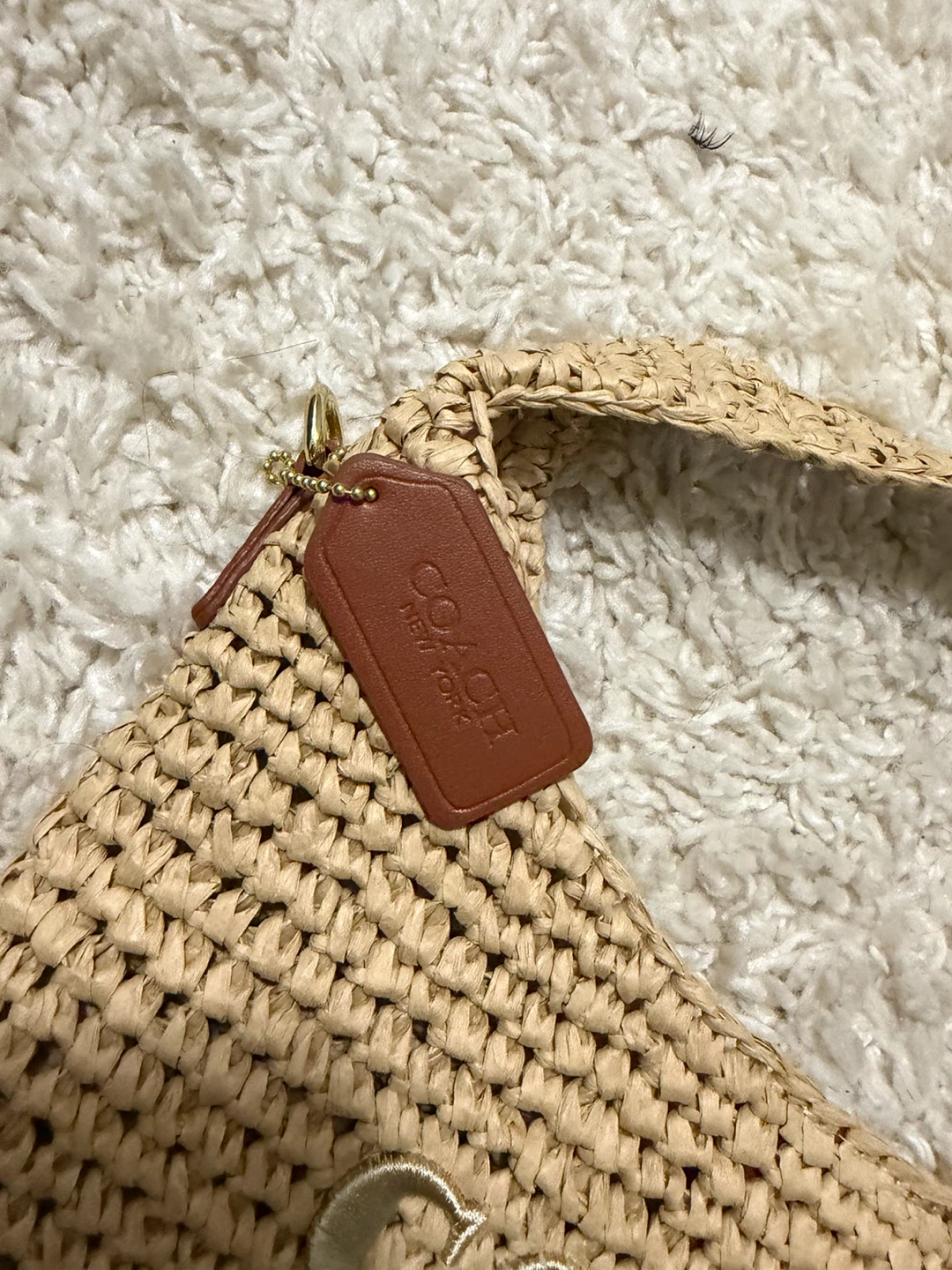 Coach Straw Shoulder Bag - photo 2