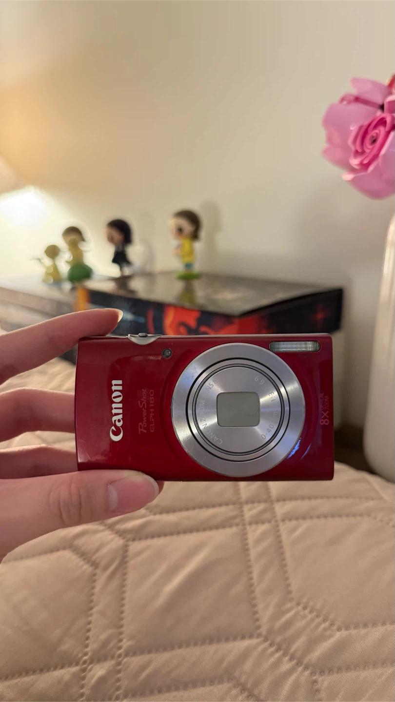 Canon PowerShot ELPH180 Digital Camera - Red