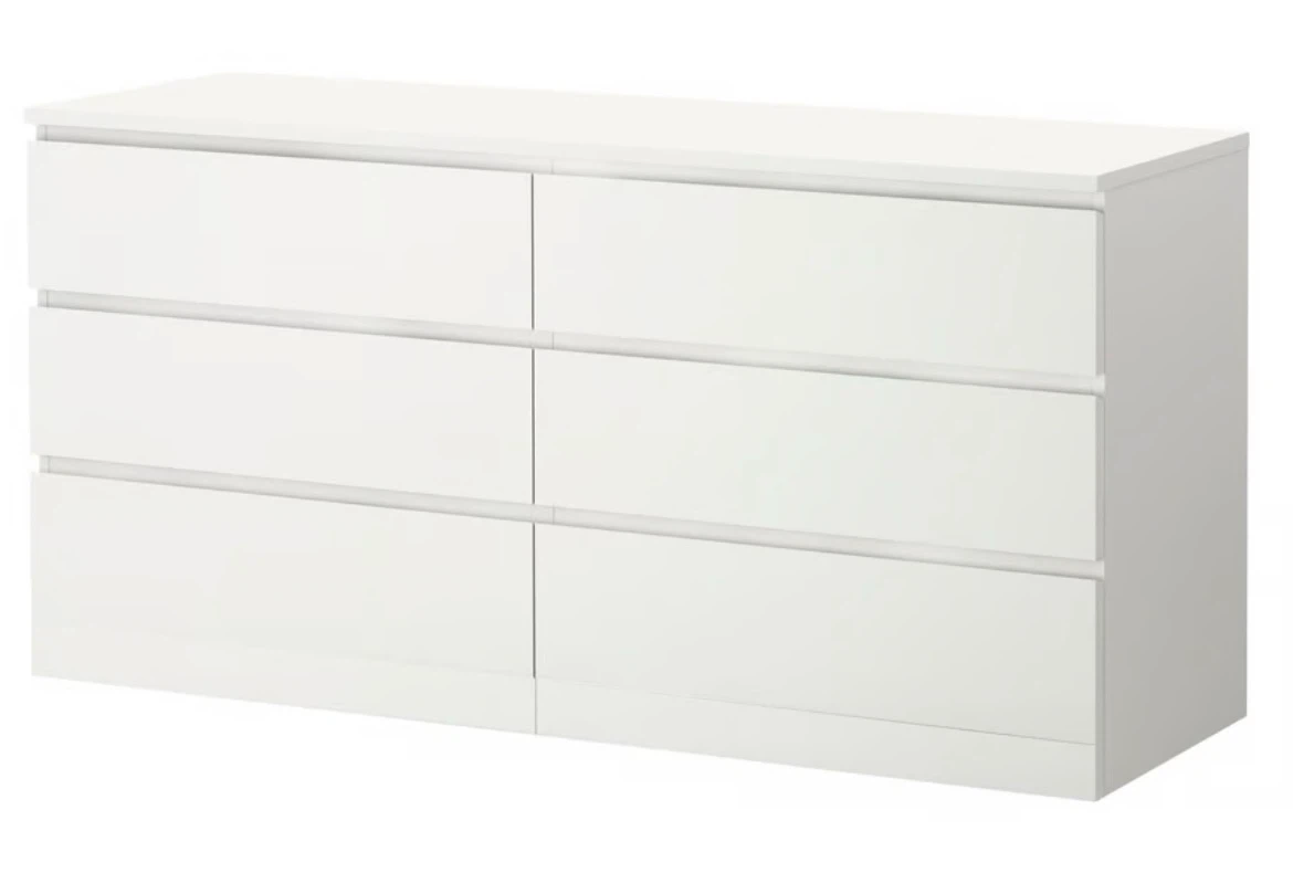 IKEA MALM 6-drawer dresser