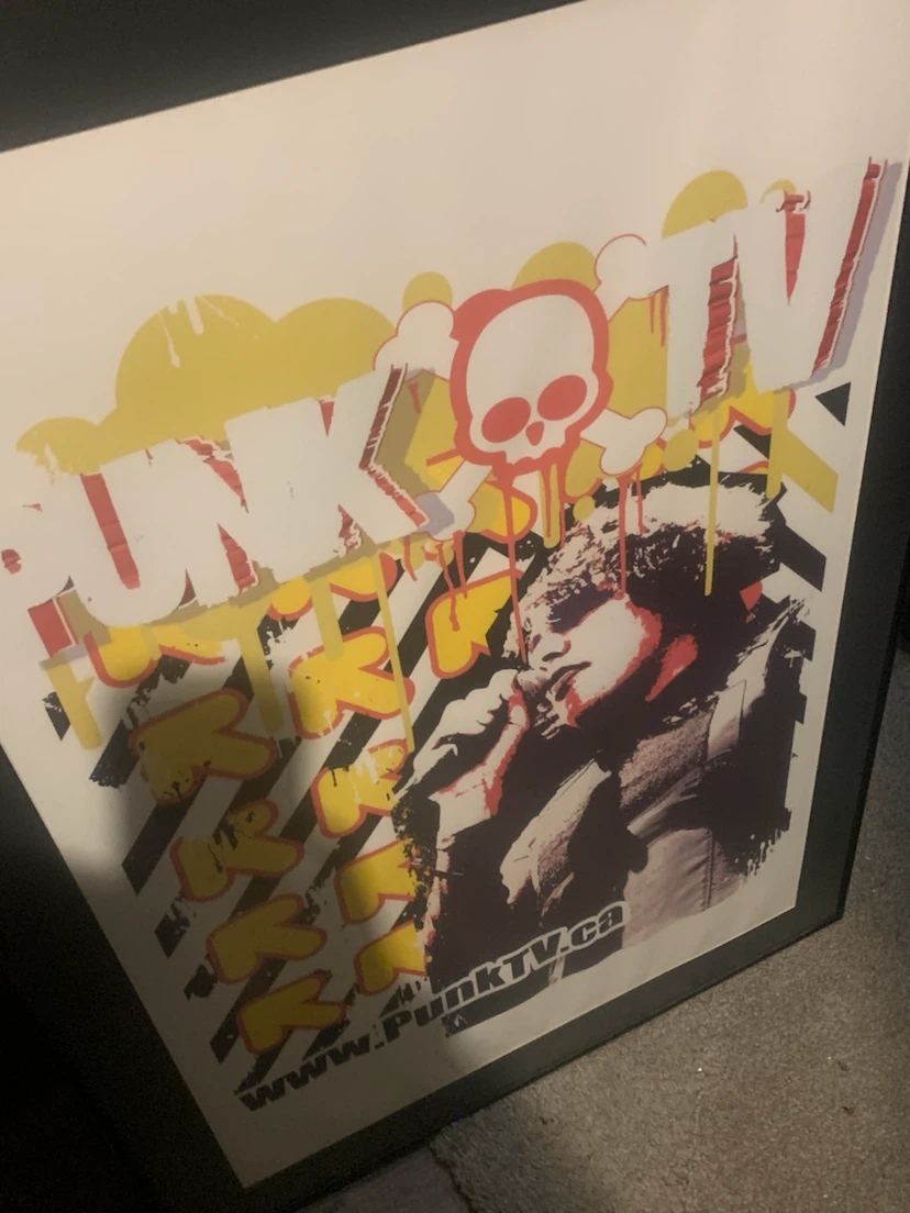 LARGE 30x42” Framed Punk TV Poster - photo 2