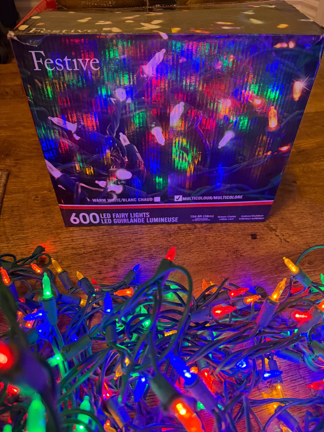 Festive 600 LED Fairy Lights