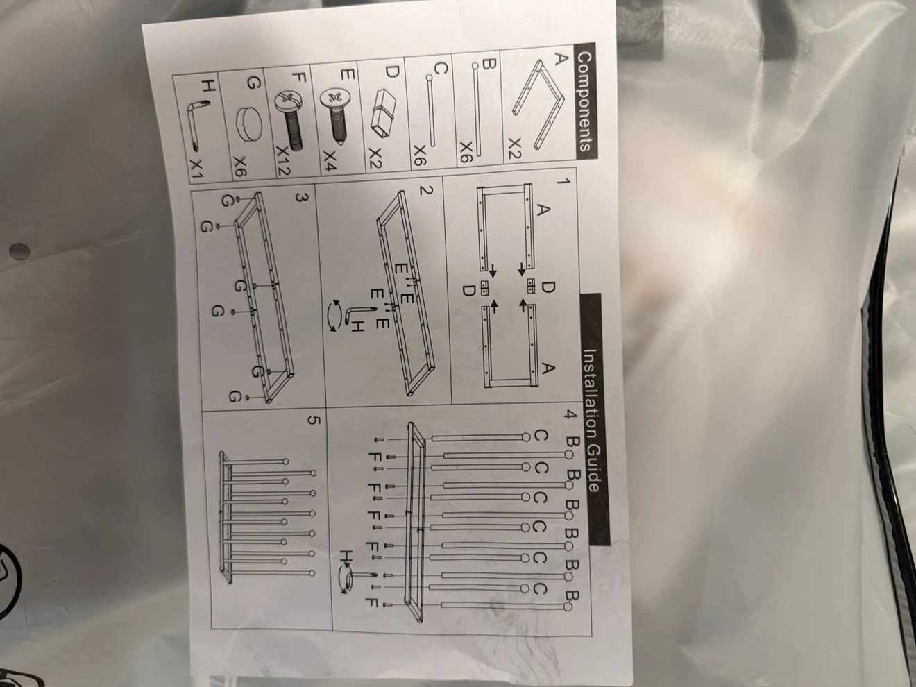 6-Pair Shoe Rack - photo 2