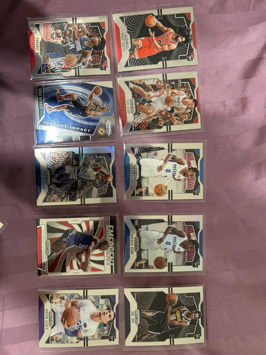 2019/20 Panini Prizm NBA Trading Cards