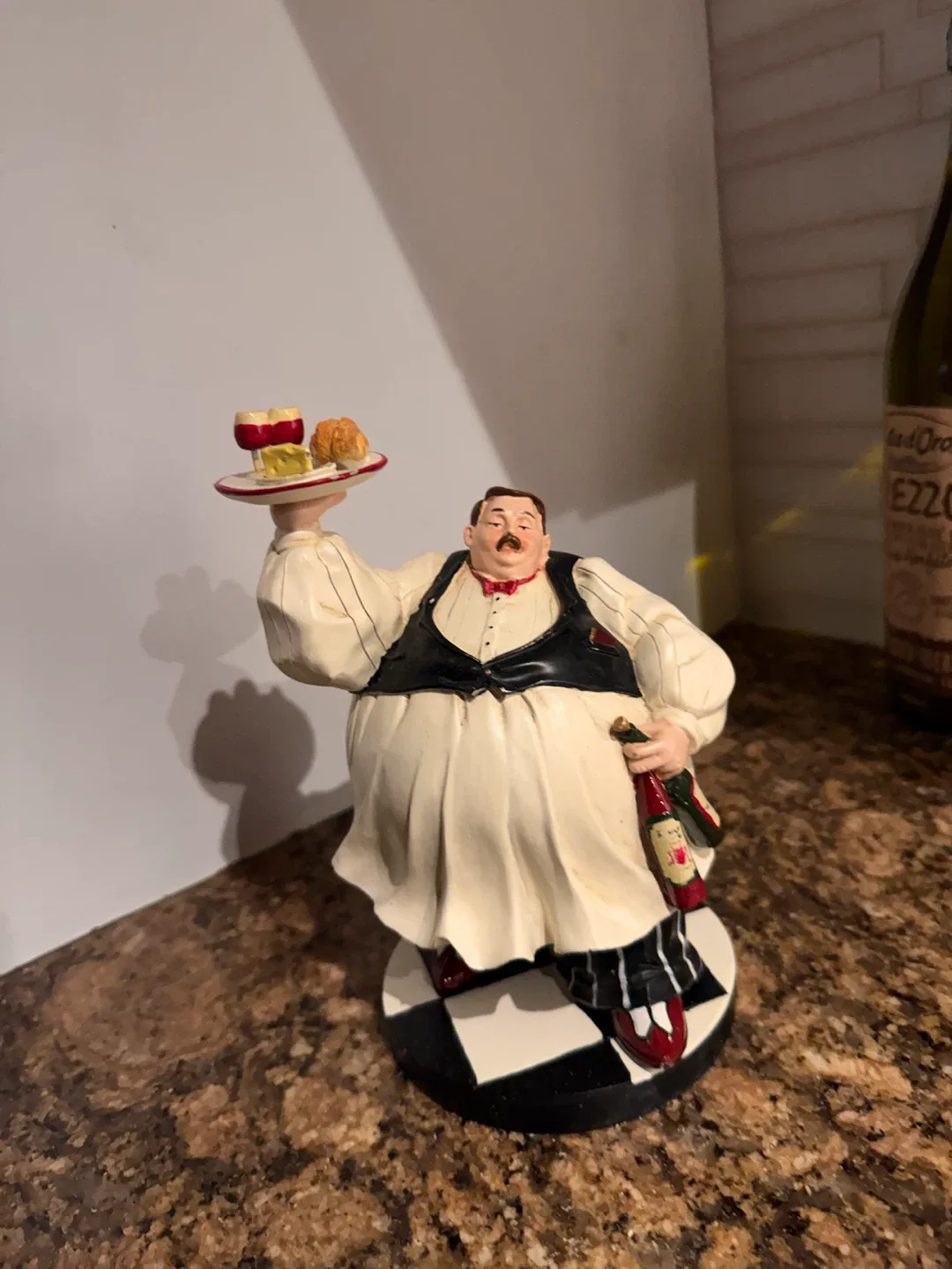 Figurine of a Waiter with Tray