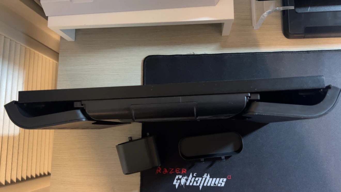 Black Monitor Stand with Drawer - photo 5