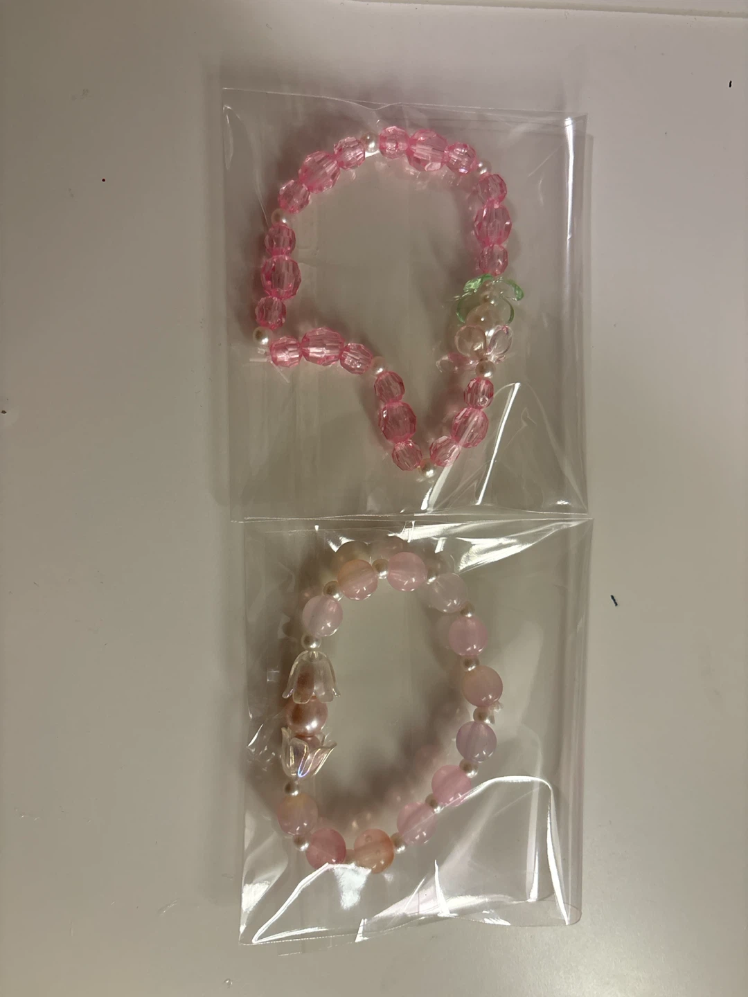 Pink Beaded Bracelets