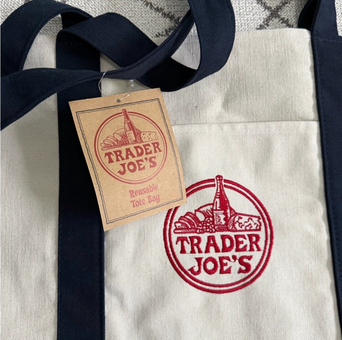 Trader Joe's Reusable Tote Bag Large - photo 2