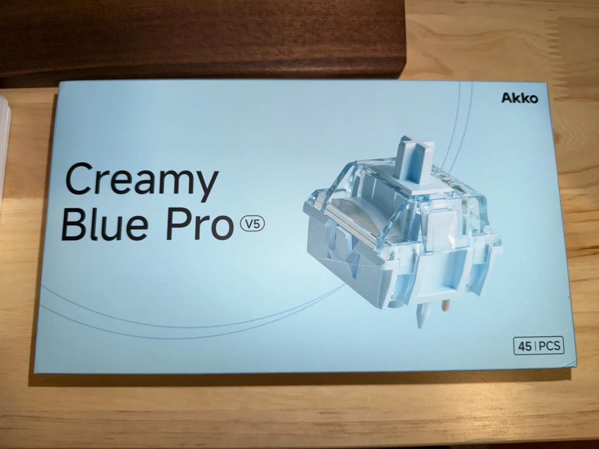 Akko Creamy Blue Pro V5 Mechanical Keyboard Switches (45 pcs)